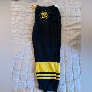 NWT Disney Sweatpants Black & Yellow 1X